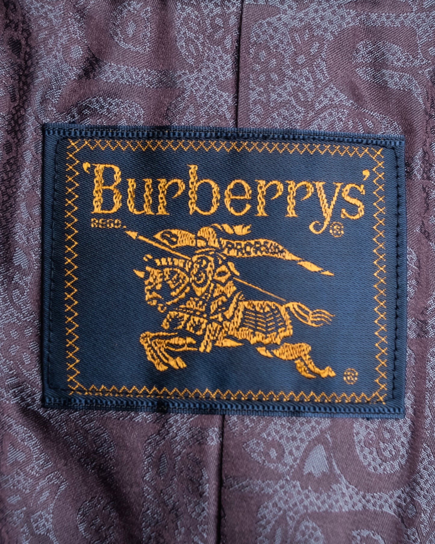 "BURBERRY"  Wool blend oversized double breasted soutien
coat