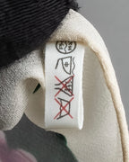 "Christian Dior" Wreath floral design silk scarf