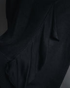 "Christian Dior BOUTIQUE" 2007’s draped viscose mesh-panel pullover