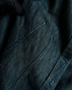 "GUCCI" Vintage faded shaped denim jacket