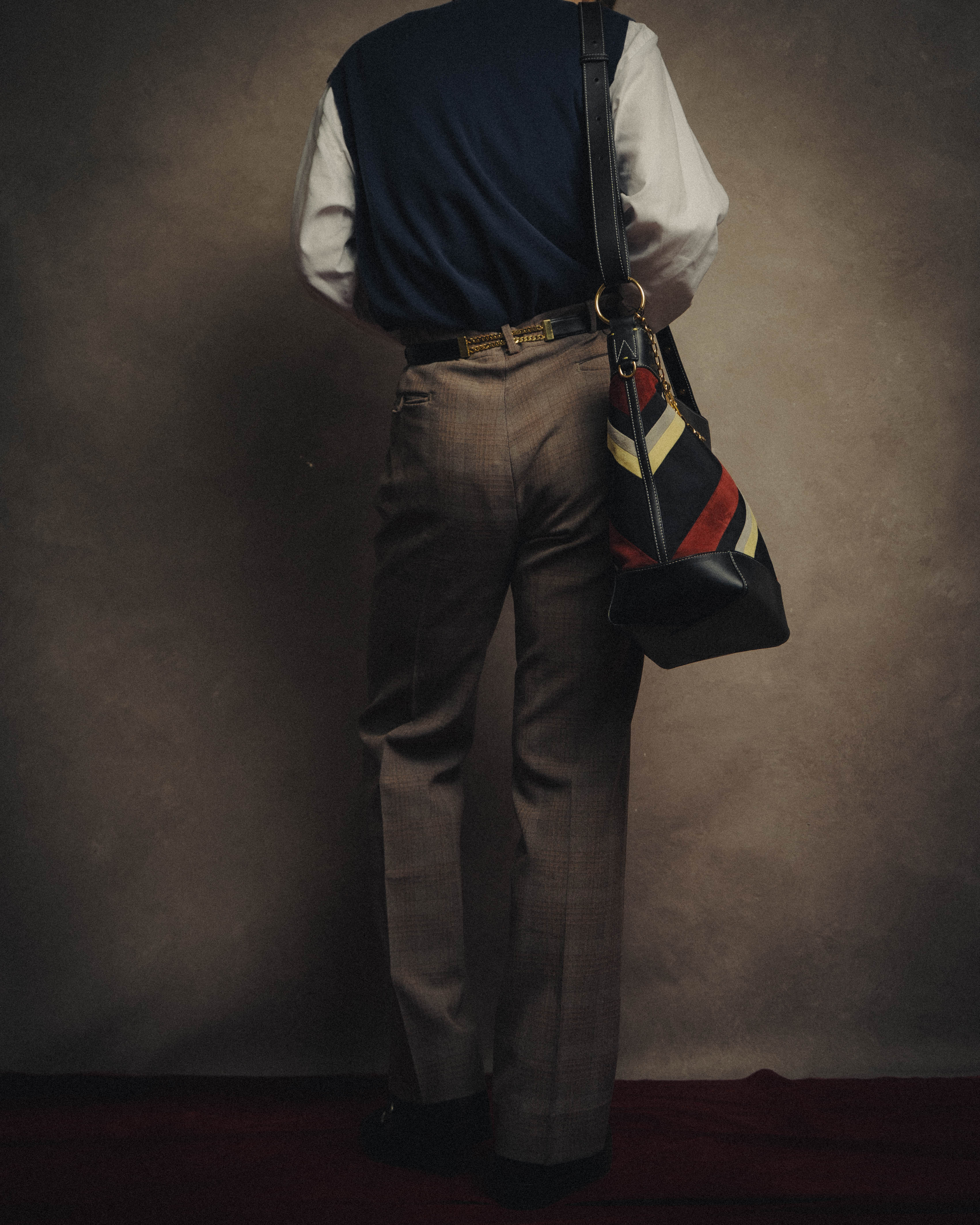 -MOOD MILLÉSIMES- “FARAH” 70’s-80’s plaid slacks with coin pocket