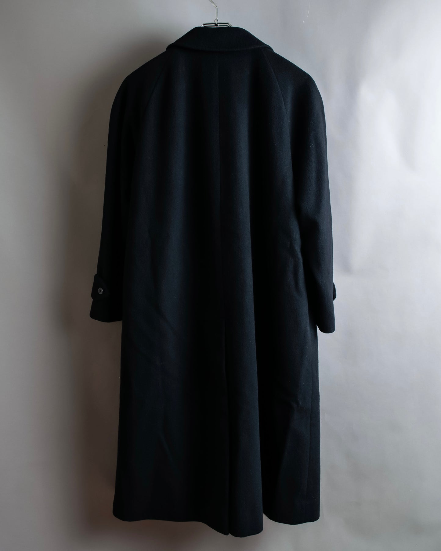 "BURBERRYS" Fly front cashmere blend oversized 2way soutien collar coat