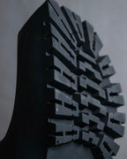 "BALENCIAGA" Rubber black trooper boots