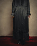 -SPECIAL- “Christian Dior” 90’s Silk pleated ruffle dress