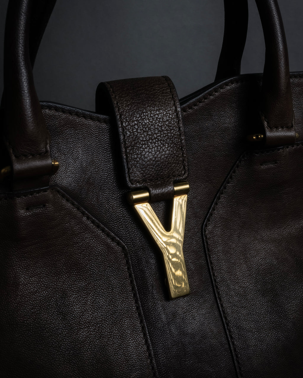 "YVES SAINT LAURENT" 11'year-12'year Chic Gabas leather bag