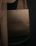 "LOEWE" 00’s-10’s sheer anagram jacquard logo scarf