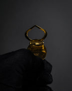 "BALMAIN" Abstract line motif scarf clip pendant