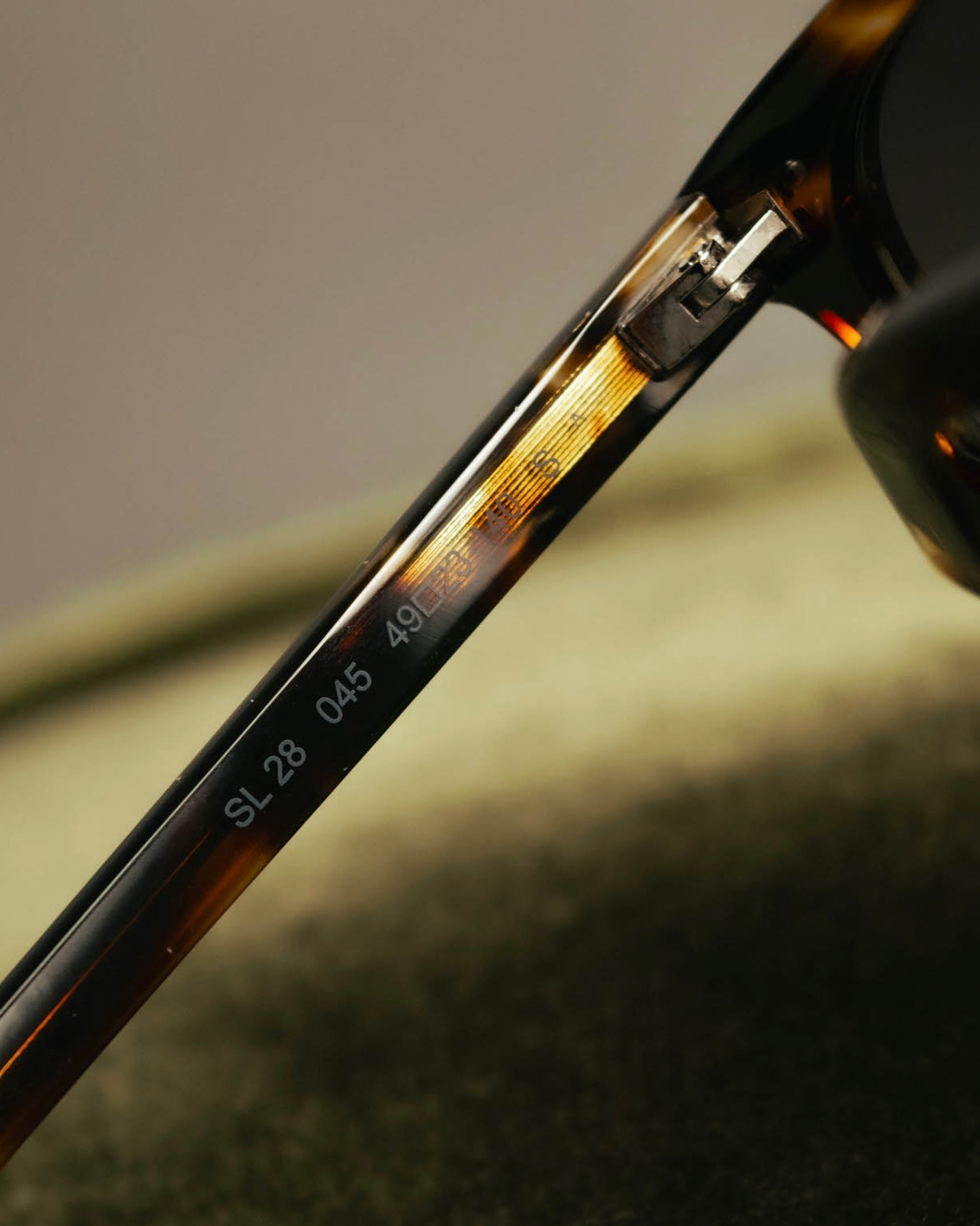 “SAINT LAURENT” YSL Bold 28 Havana sunglasses