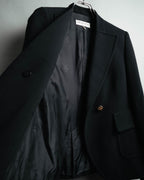 "EMILIO PUCCI" 00's-10's Gold buttoned tailored wool blazer