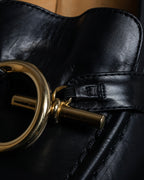 -MOOD Christmas Collection-
"HERMES" 90's-00's Gold buckle design heeled loafers