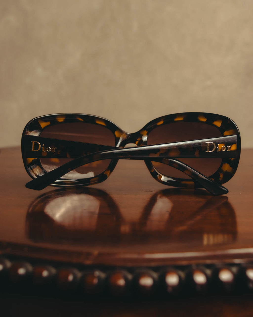 -SPECIAL- "Christian Dior" 90's Tortoiseshell oversized square sunglasses