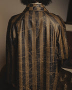 "FENDI" 90's Graphic patterned long coat