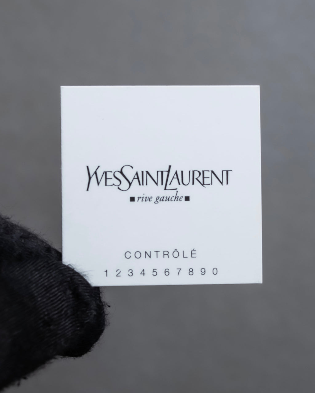 "YVES SAINT LAURENT" Rose motif leather choker＆ribbon accessories