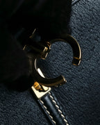 "Salvatore Ferragamo" Gancini motif design leather one-handle bag