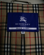 “BURBERRY BLUE LABEL” 2000’s Minimal balmacaan coat