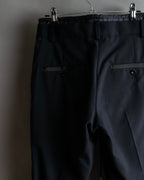 "sacai" Satin line design tapered slacks