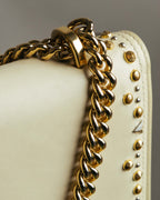 -SPECIAL- “Salvatore Ferragamo” 2015-2017 Vara studded chain shoulder bag
