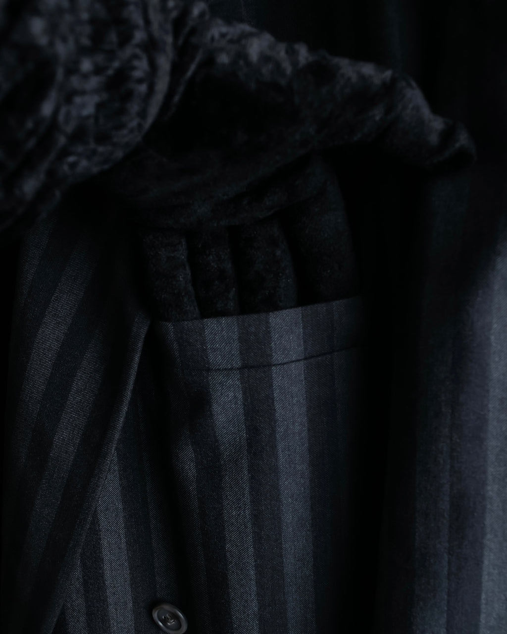 "GIANNI VERSACE" Striped classical tailored jacket