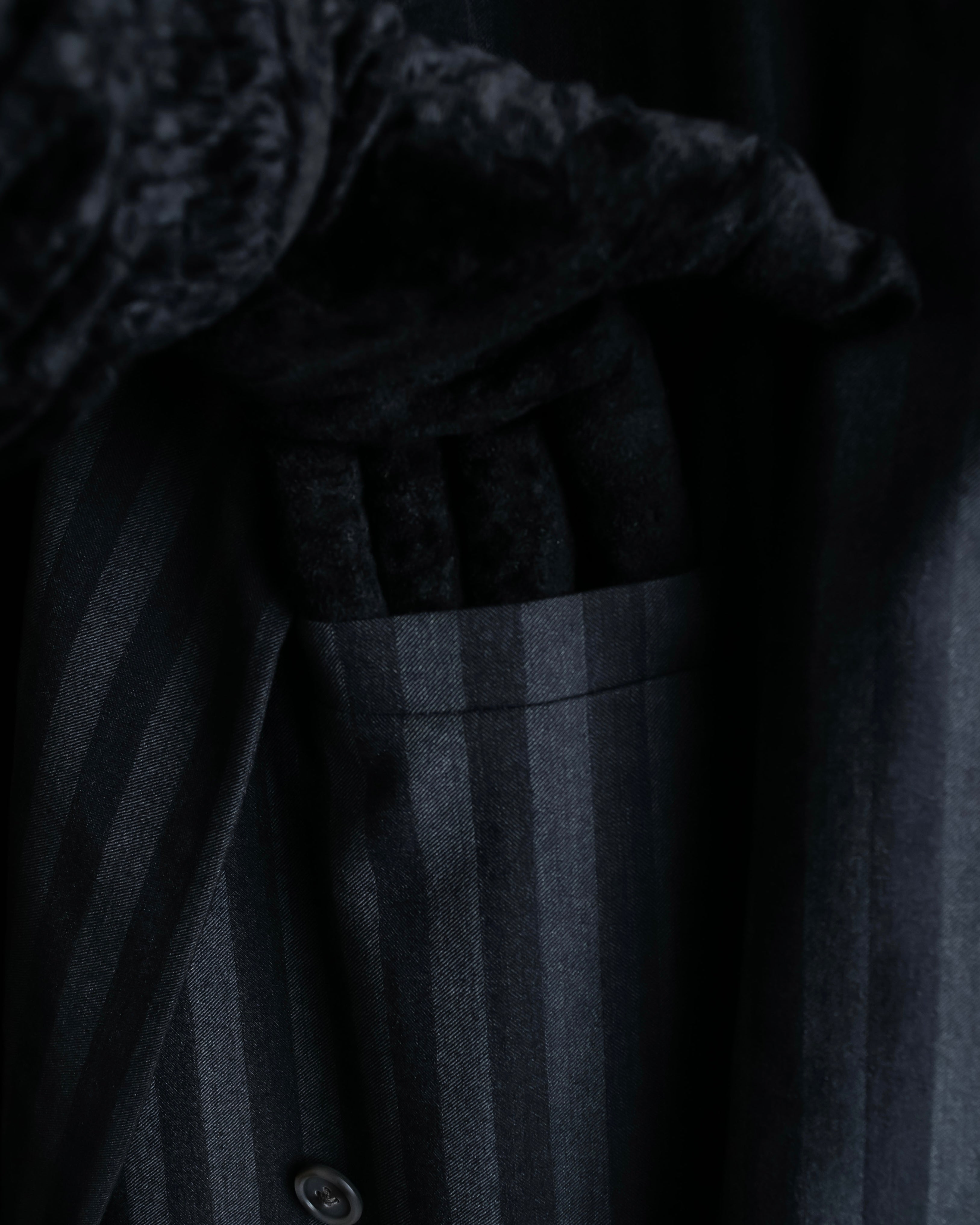 "GIANNI VERSACE" Striped classical tailored jacket