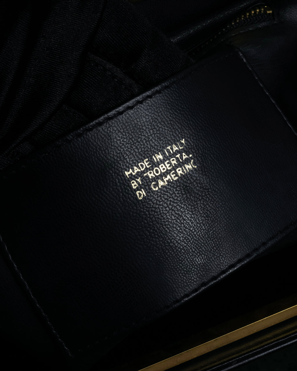 "Roberta Di Camerino" Logo motif charm design modern doctor bag