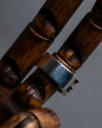 "Tiffany&Co" Silver 925 square cut edged ring