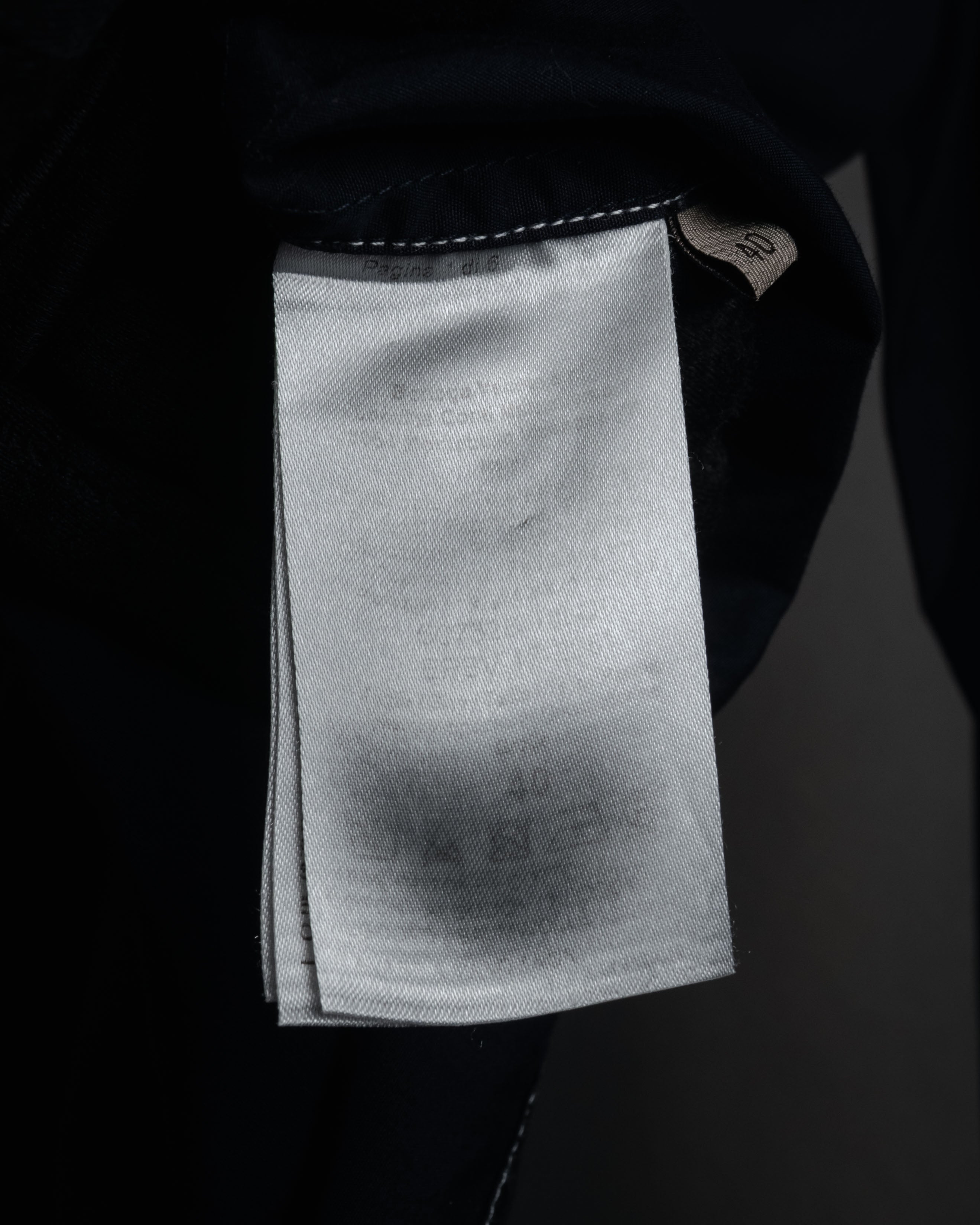 “BOTTEGA VENETA” 2010’s contrast stitch uniform cotton shirt