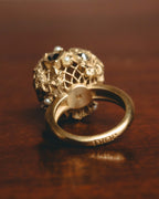 -SPECIAL- "Christian Dior" 10's-20's Sculptural clustered costume ring