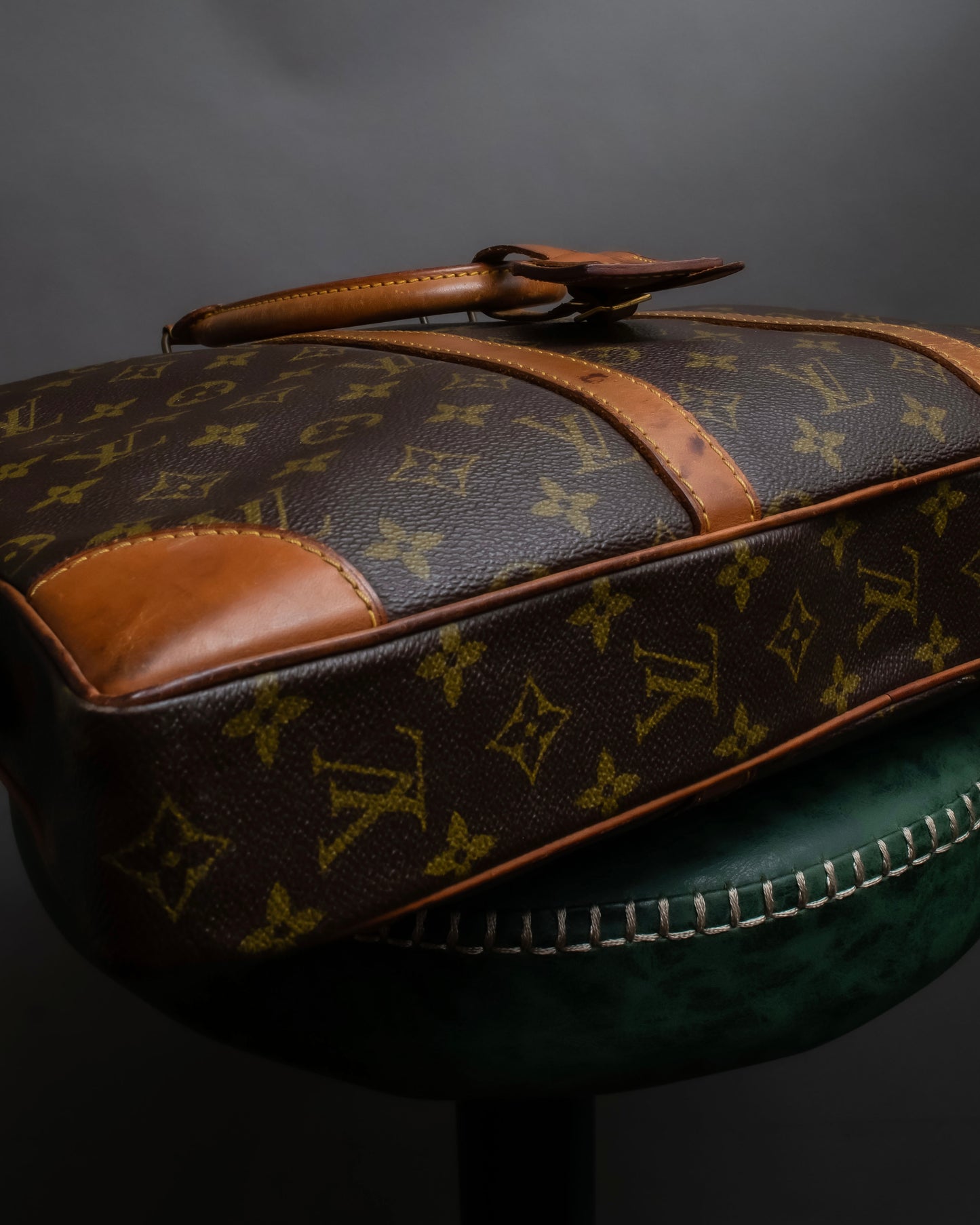 "LOUIS VUITTON" Porto document voyage leather bag