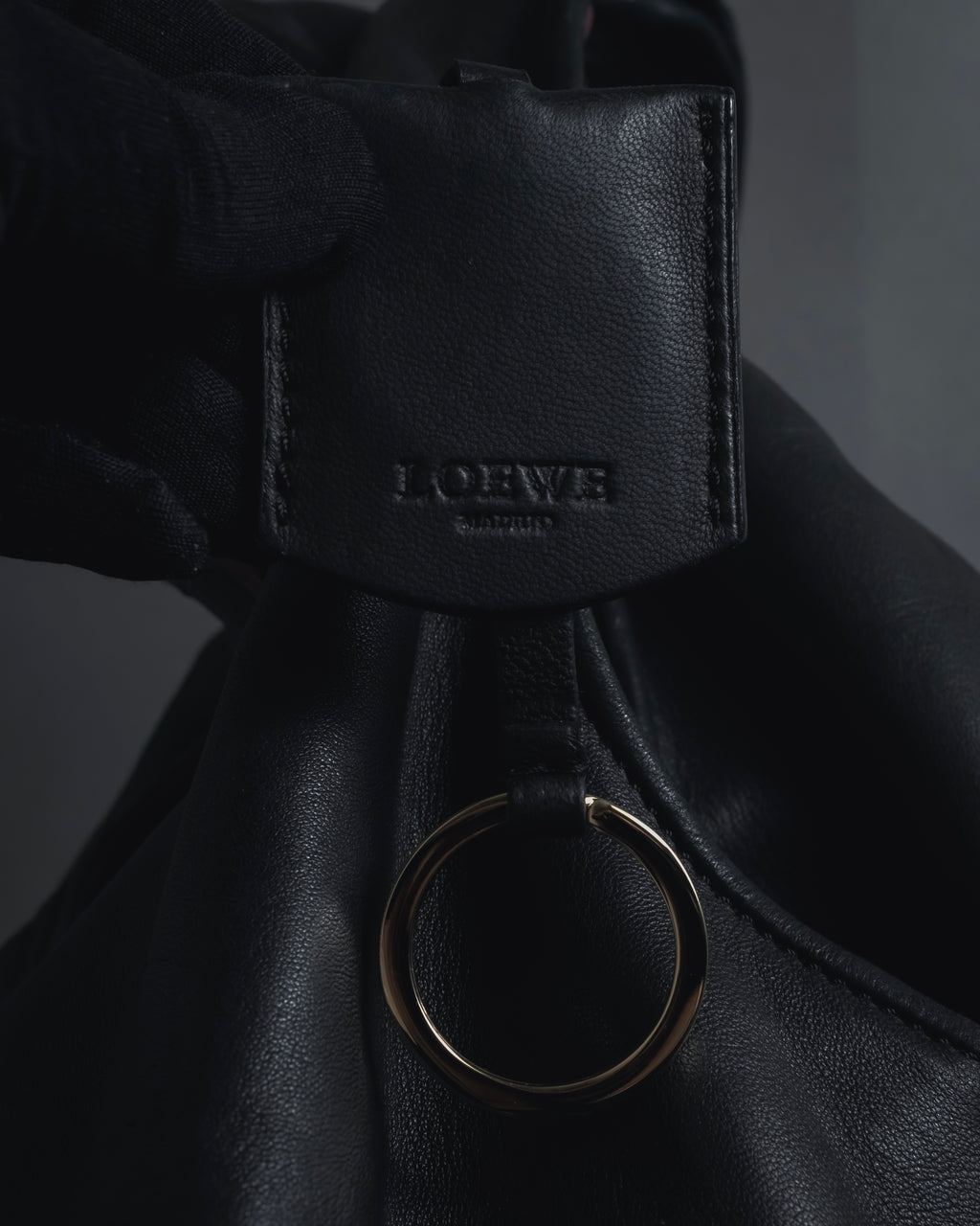-SPECIAL- “LOEWE” Calle oversized padlock leather bag