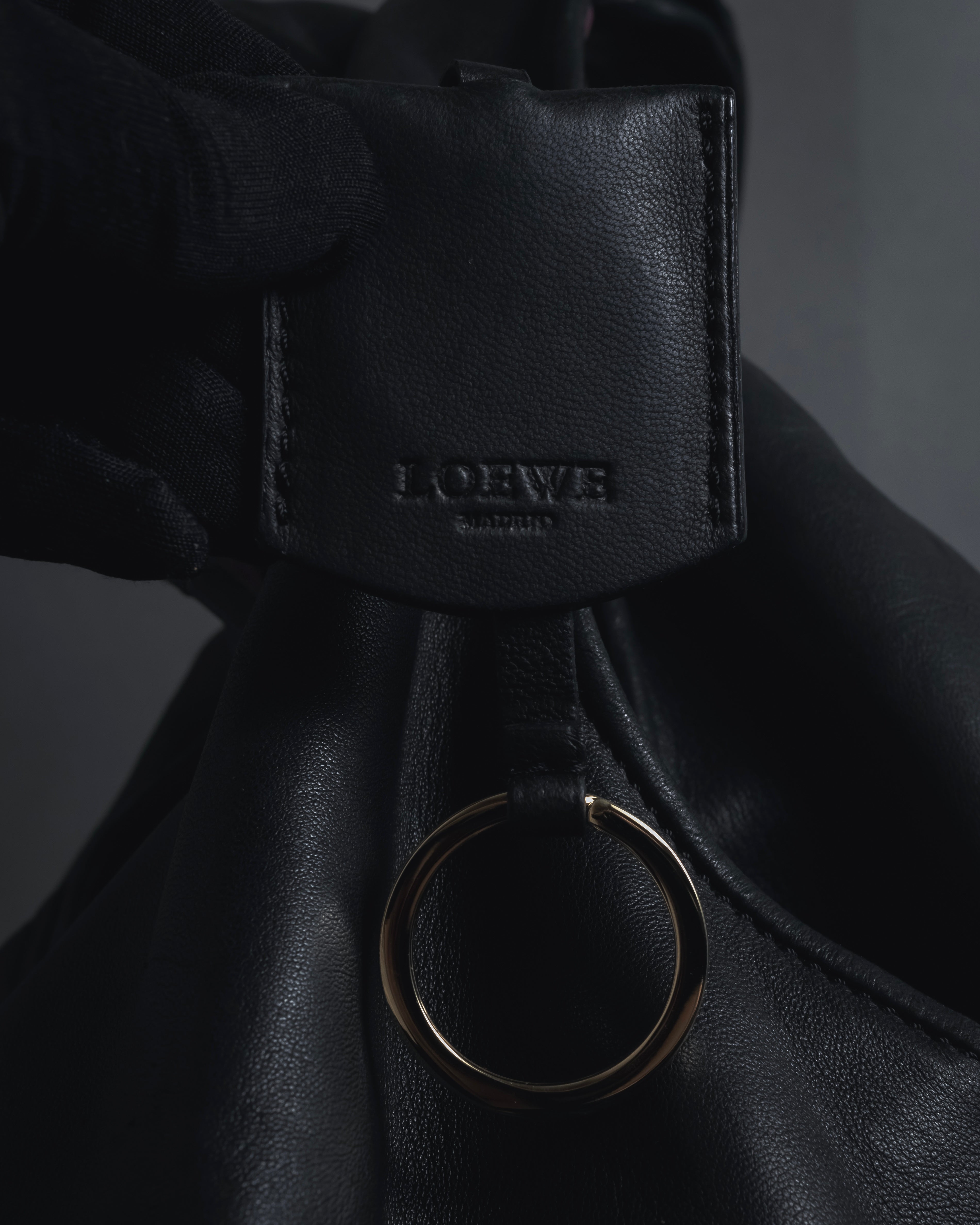 -SPECIAL- “LOEWE” Calle oversized padlock leather bag