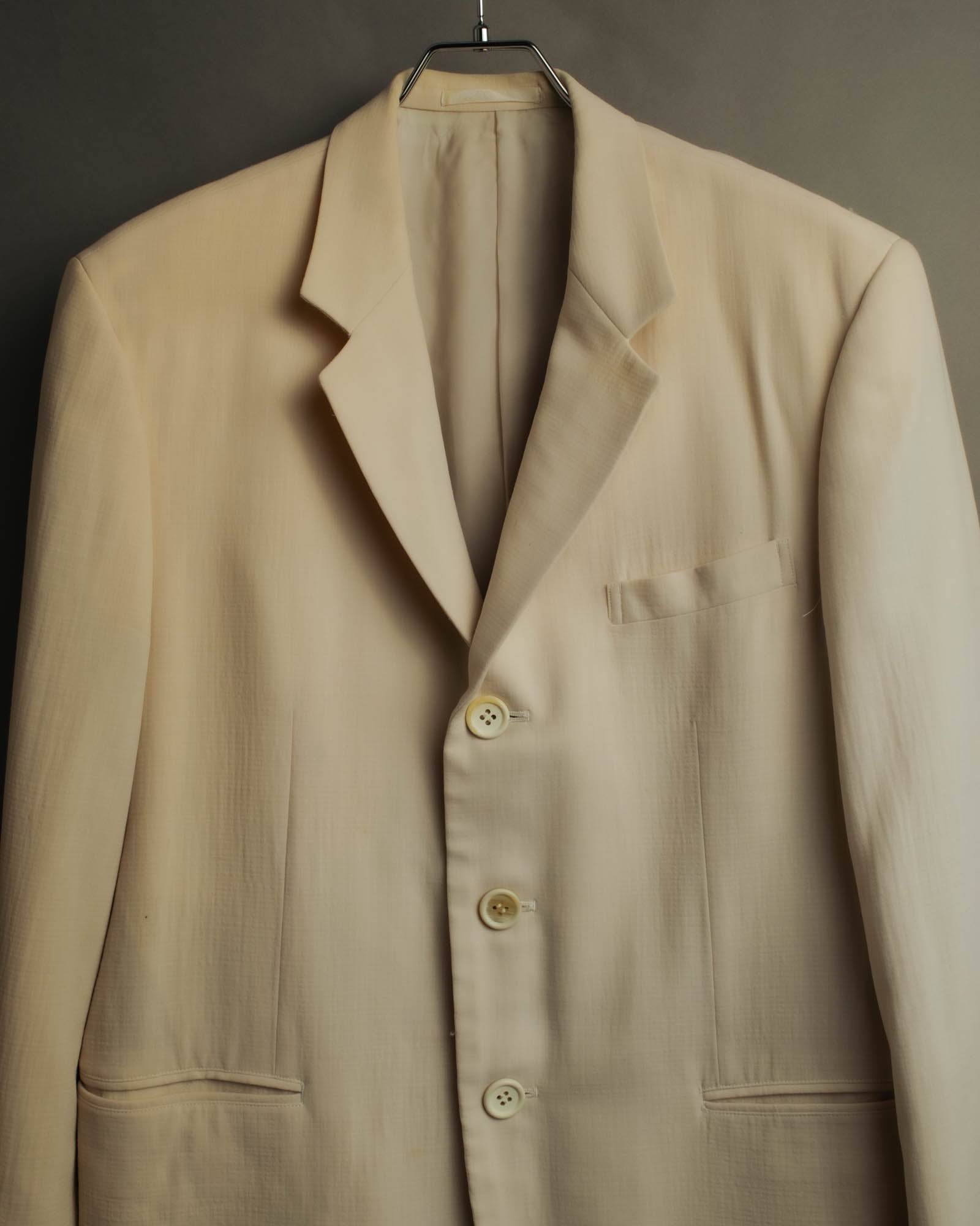 "Y's" 80's-early 90's Relaxed tailored wool skirt suit