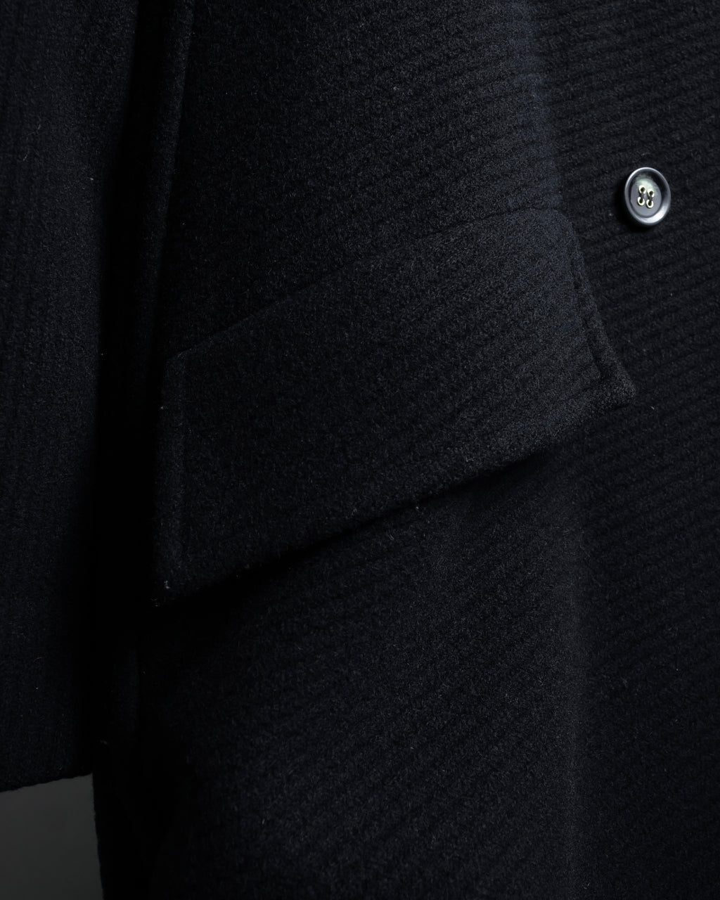 "Valentino Garavani"Shawl collar A-line silhouette long coat