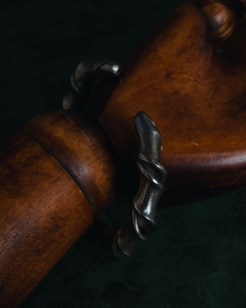 "Vintage Karen tribe silver bangle"