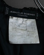 "JEAN-LOUIS SCHERRER" Lace frill design ribbon attached jacket
