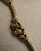 “Christian Dior” 90’s Crystal knot rope necklace