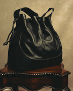 "LOEWE" 90's-10's classic drawstring shoulder bag