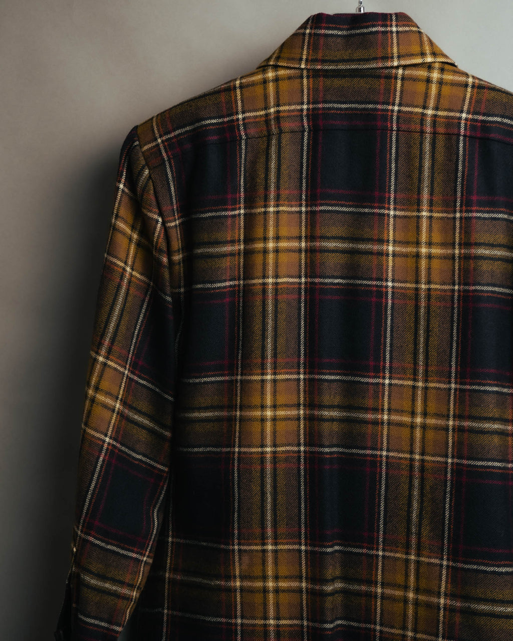 "Yves Saint Laurent" 80's-90's Plaid wool coat dress