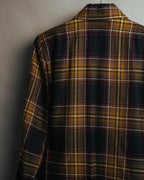 "Yves Saint Laurent" 80's-90's Plaid wool coat dress