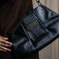 "GUCCI" Horizontal shape metal fittings design leather one shoulder bag