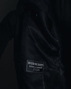 "Burberrys" 90’s dark check wool cashmere blend tailored jacket