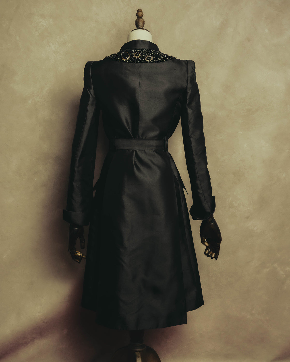 "CELINE" 00's Embellished silk coat