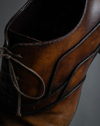 "LOUIS VUITTON" Layered panel design leather shoes