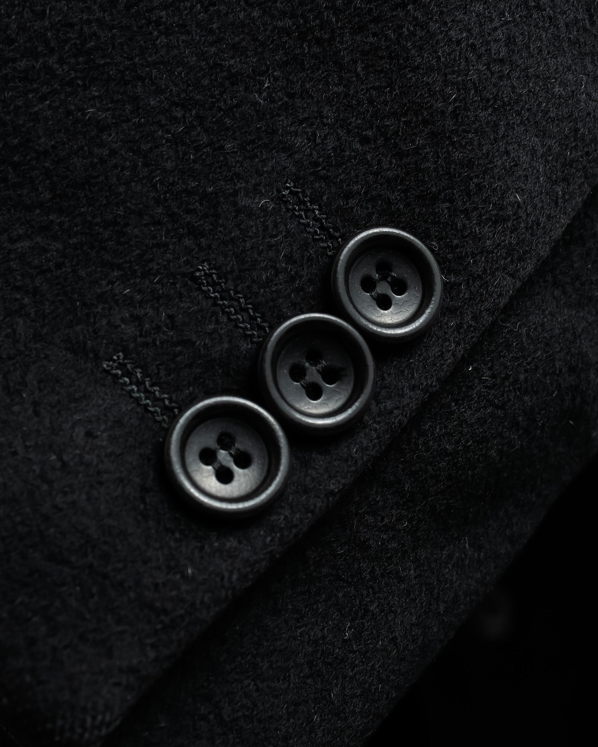 "ARMANI COLLEZIONI" Classic detail cashmere blend long chester coat