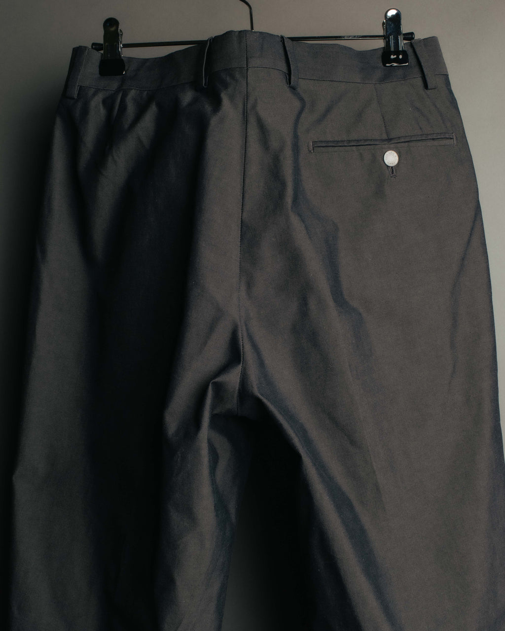 -SPECIAL- “HERMÈS” 1998-00’s Leather trimmed tailored trousers