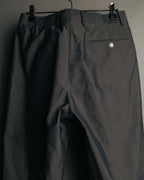 -SPECIAL- “HERMÈS” 1998-00’s Leather trimmed tailored trousers