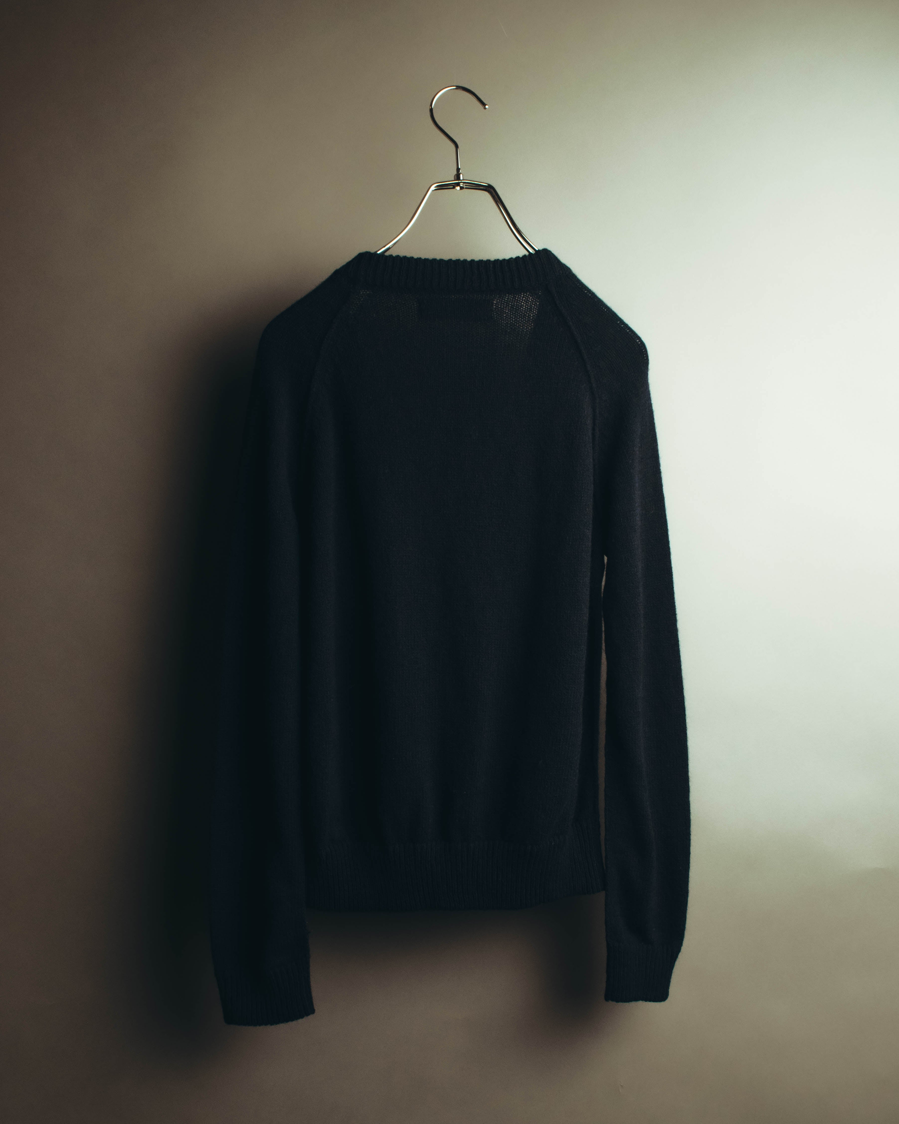 "Yohji Yamamoto +NOIR" 00's-10's Soft alpaca wool knit cardigan
