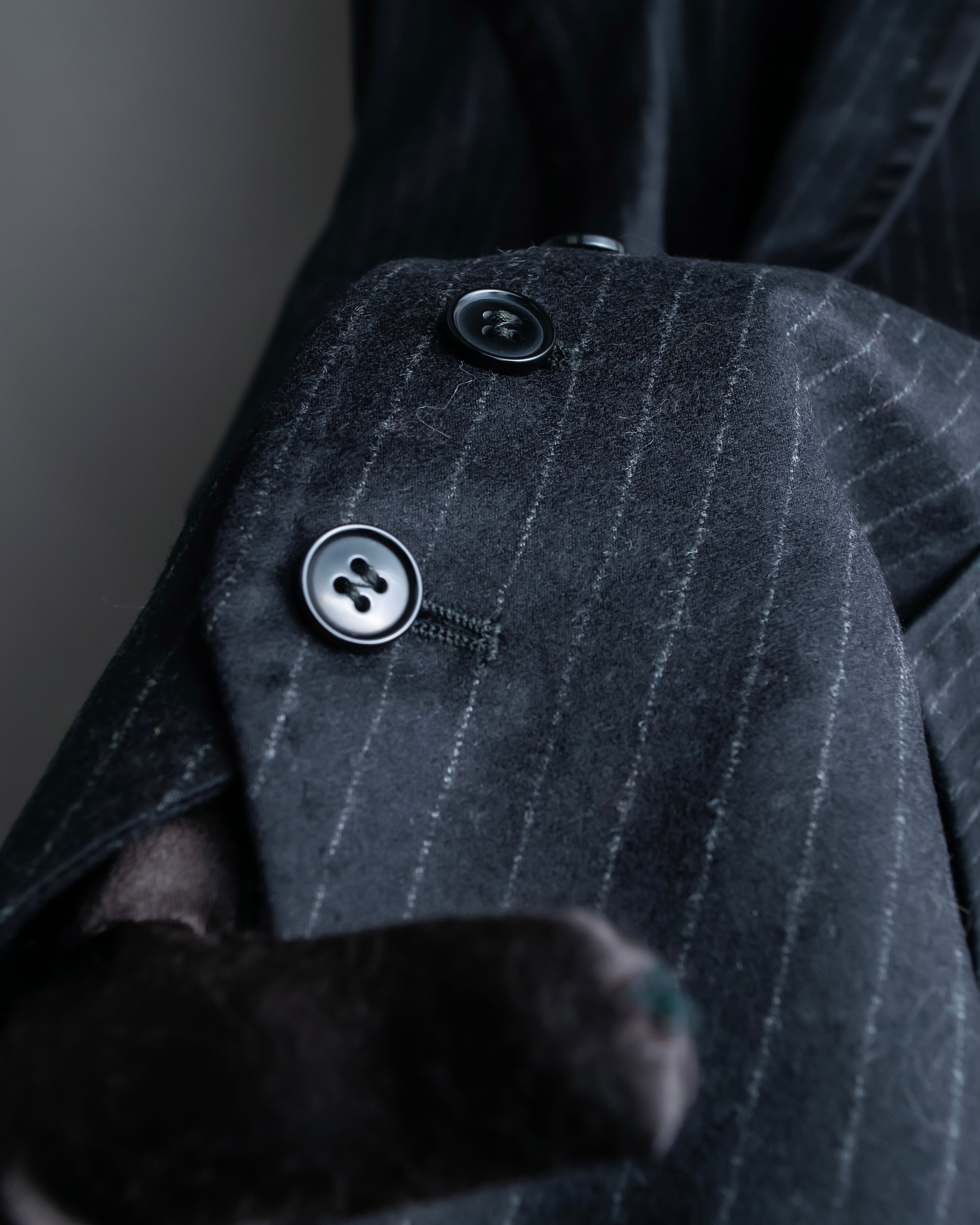 "DOLCE & GABBANA" Pattern switching peak lapel gilet