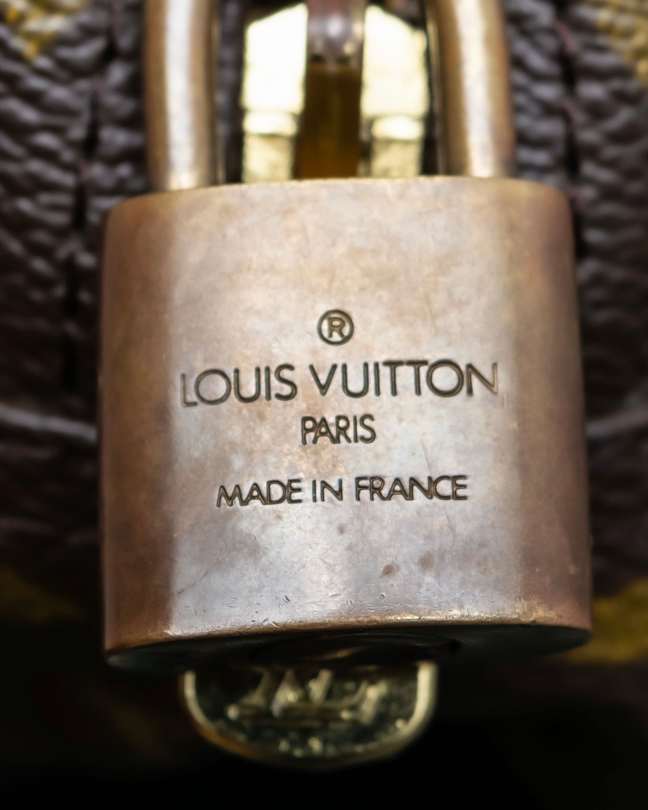 "LOUIS VUITTON" Deauville monogram pattern boston hand bag