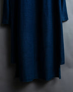 “MM6” front cut designed dennim long pull over