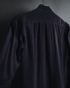 "Yves Saint Laurent" Late 80s silk bow tie blouse